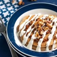 Cinnamon Roll Pancakes