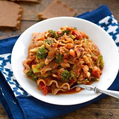 Stovetop Broccoli Lasagna
