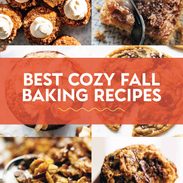 Best cozy fall baking recipes.
