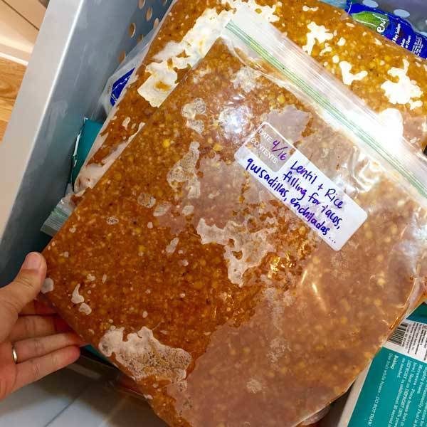Frozen Lentils.